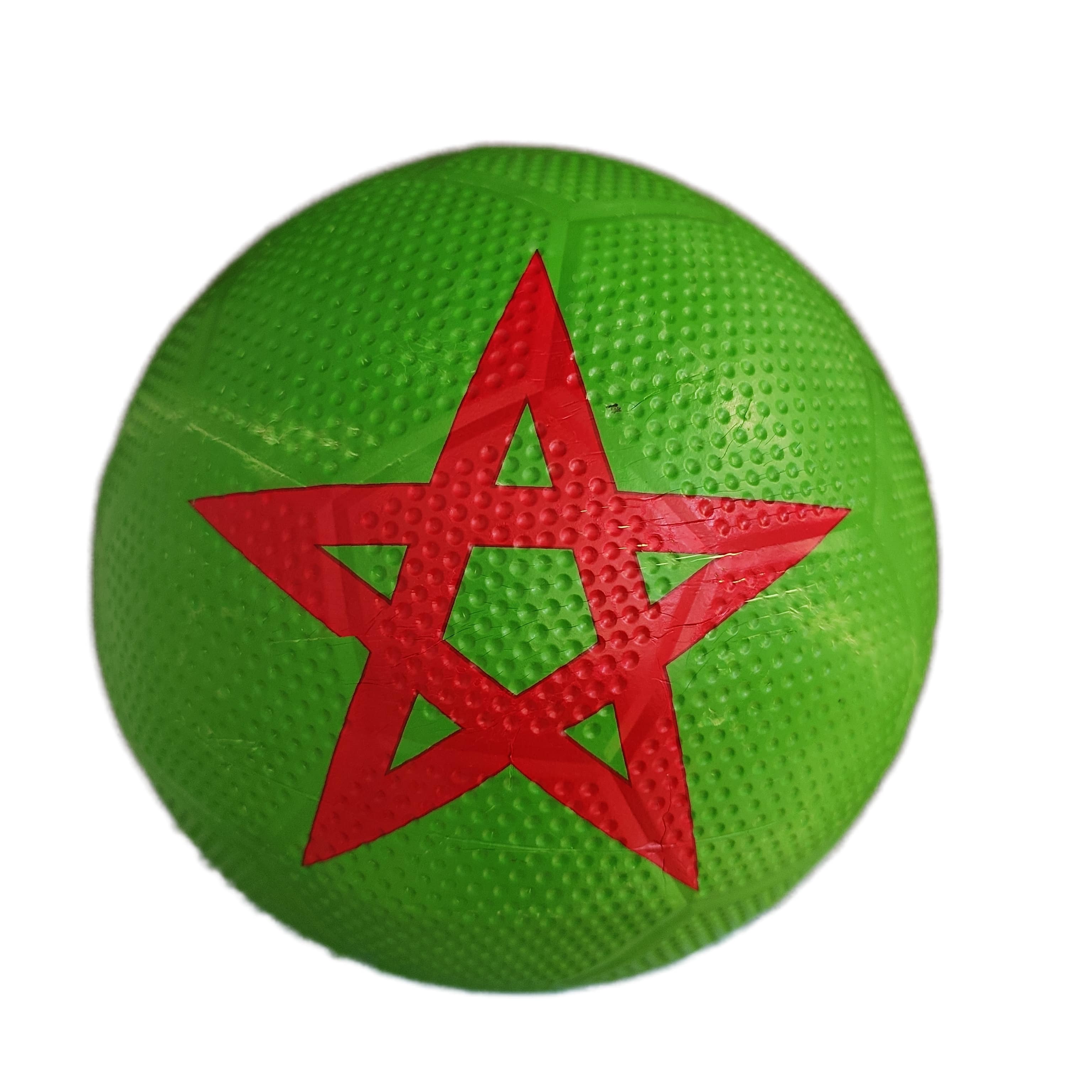 Ballon de football avec motif du Maroc